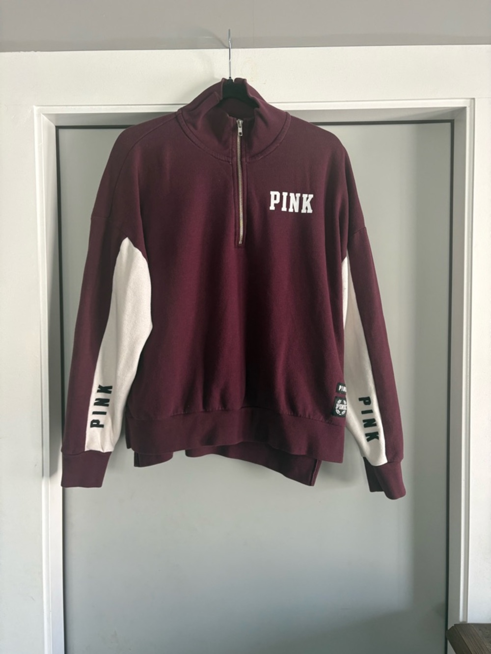 VS pink sweatshirt